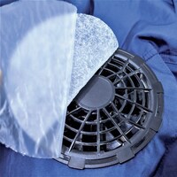 橋本クロス 橋本 小型ファン用フィルター 粘着タイプ 100ΦMM 厚さ2mm 10枚入