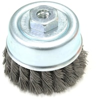 クロダブラシ カップ ヒネリ 硬鋼線 75xM10