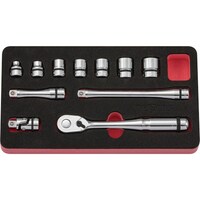 京都機械工具 nepros 9.5sq.ソケットレンチセット(11点) (ケース無) 6角