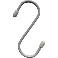 トラスコ中山 TRUSCO まとめ買い スチールSフック 100mm 白 150個