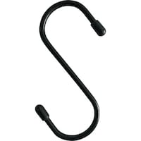 トラスコ中山 TRUSCO まとめ買い スチールSフック 100mm 黒 150個