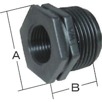 岩崎製作所 IWA 樹脂(PP)製 配管継手 ブッシング