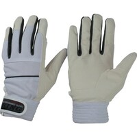 おたふく手袋 おたふく ピーユー・キング ホワイト×グレー M