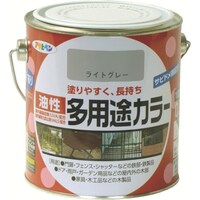 アサヒペン アサヒペン 油性多用途カラー 0.7L ライトグレー