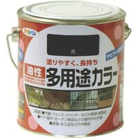 アサヒペン アサヒペン 油性多用途カラー 0.7L 黒