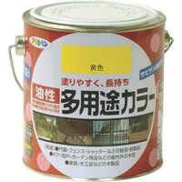 アサヒペン アサヒペン 油性多用途カラー 0.7L 黄色