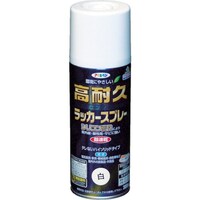 アサヒペン アサヒペン 高耐久ラッカースプレー300ML 白