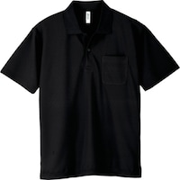 トムス glimmer ドライポロシャツー00330AVPブラックM