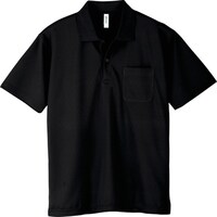 トムス glimmer ドライポロシャツー00330AVPブラックLL