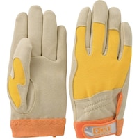 柏田 鹿革ウェ−ブカットグロ−ブ 甲メッシュ L