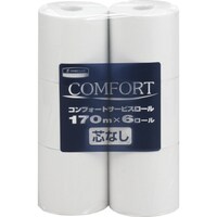 日本製紙クレシア クレシア トイレットペーパー コンフォートサービスロール170m 芯なし