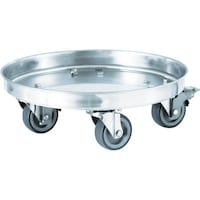 MONOVATE MONOVATE タンク運搬用ステンレス台車 SSゴム車 適用サイズ33