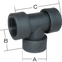 岩崎製作所 IWA 樹脂(PP)製 チーズコネクタ