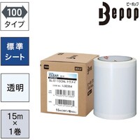 マックス MAX ビーポップ 標準シート 100mm幅シート SLS110CNL 透明 (15m×1巻入)