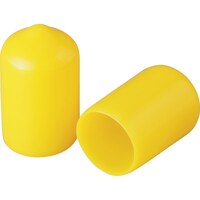 岩田製作所 IWATA 保護キャップ 丸 (100個入) 黄