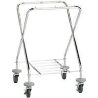 テラモト テラモト BMダストカー フレーム バンパー付き 100Φキャスター 2輪ストッパー付き 並列 小