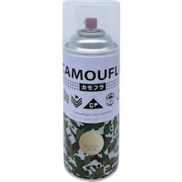 ニッペホームプロダクツ ニッぺ 迷彩 ミリタリー アーミー つやなしスプレー カモフラスプレー CAMOUFLA 400ML ミリタリーカーキ