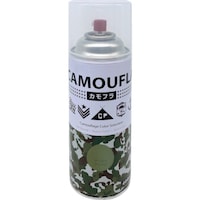 ニッペホームプロダクツ ニッぺ 迷彩 ミリタリー アーミー つやなしスプレー カモフラスプレー CAMOUFLA 400ML アーミーグリーン