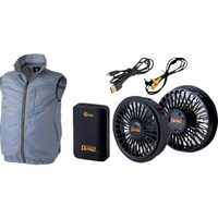 CUC CHUSAN WZコーティングベストセット 143 杢グレー LL