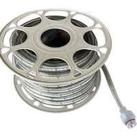 富士倉 両面発光20M LEDロープライト 白 増設用