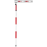 シンワ測定 シンワ ポール標尺 アルミ製 50cm 巾60mm 伸縮式2m2段