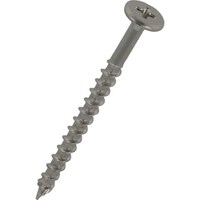 ヤハタネジ YAHATA 超低頭木割れ解消ビス(中) 4.0X50 ニッケルめっき (24個入)