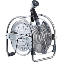 ハタヤ オールステンレス蛇腹ホースリール 15m