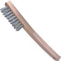 ベストツール ベストツール BEST 白波線ワイヤーブラシ 曲柄タイプ 3行