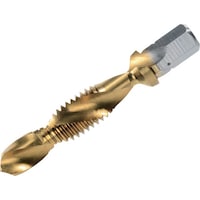 VOELKEL社 VOELKEL 六角軸タッピングドリル チタンコーティング M4×0.7