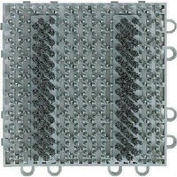 山崎産業 コンドル エバック 屋外用マット ブラシハードマットYL 本駒 グレー