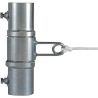 ユニット ユニット 吹流し金具 鉄製 200×54Фmm