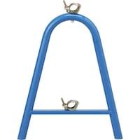 ユニット ユニット カラー単管バリケードU型(青)