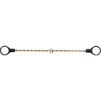 ユニット ユニット コーンロープ 黄黒 12Ф×2000mm