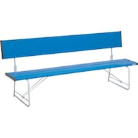 テラモト コマーシャルベンチ1800 折畳 青