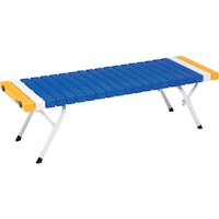 テラモト テラモト 折りたたみホームベンチ 1250 青