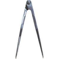 シンワ測定 シンワ 鋼製コンパス 超硬チップ付D2 25cm