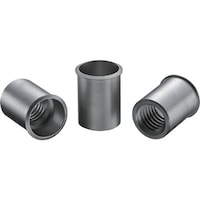 エビ印 エビ ブラインドナット“エビナット”(薄頭・ステンレス製) 板厚4.0 M8×1.5(100個入)