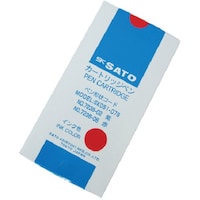 佐藤計量器製作所 佐藤 カートリッジペン赤 (723806) (12本入)