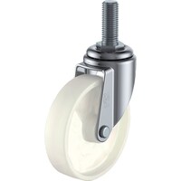 ユーエイキャスター ユーエイ ねじ込み式 自在 キャスター ナイロン 車輪径50mm  Eタイプ ET型 ネジ寸法M12×35ピッチ1.75