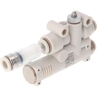 ニホンピスコ PISCO 真空発生器 破壊機能付 大気開放仕様 真空フィルタ付ノズル07ポート4供給4廃棄4