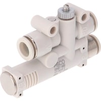 ニホンピスコ PISCO 真空発生器 破壊機能付 大気開放仕様ノズル07ポート6供給6廃棄6