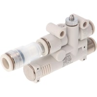 ニホンピスコ PISCO 真空発生器 破壊機能付 大気開放仕様 真空フィルタ付ノズル07ポート6供給6廃棄6