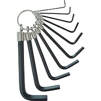 エイト EIGHT 六角棒スパナ 標準寸法 リング付 10本セット 1.5ー10mm