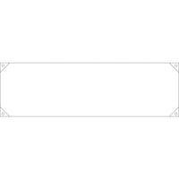 日本緑十字社 緑十字 横断幕(横幕) 白無地タイプ 横断幕100(白) 450×1580mm ナイロンターポリン