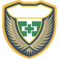 日本緑十字社 緑十字 立体ワッペン(胸章) (安全衛生マーク)○○ 胸L 73×67mm