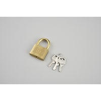 日本緑十字社 緑十字 南京錠(キーロック) キーロックB 64×43×13.5mm 真ちゅう製