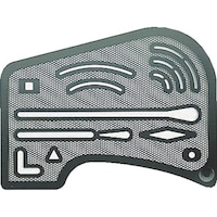 シンワ測定 シンワ メッシュ字消板 ステンレス製