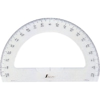 シンワ測定 シンワ 分度器180°15cm半円