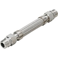 ナンゴクフレキコウ NFK スリムユニオン式(メタルタッチ)フレキシブルホース オス×オス型 継手SUS304(ALLSUS304) 20A×1000L