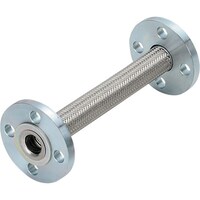 ナンゴクフレキコウ NFK フランジ式(無溶接)フレキシブルホース フランジ10K/SS400(接液部SUS304) 40A×1000L